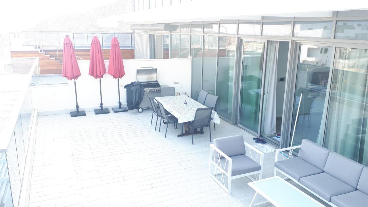 Апартаменты Stunning Penthouse With Sea Views And Private Heated Pool Эйлат Экстерьер фото